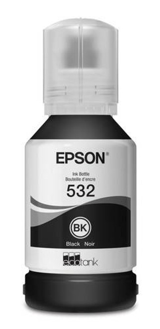 Epson T532, Black Ink Bottle | EcoTank 532 | 6,000 Page Yield Image 1 Epson T532, Black Ink Bottle | EcoTank 532 | 6,000 Page Yield Image 1