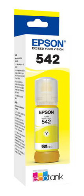 Epson T542, Yellow Ink Bottle 6,000 Page Yield Image 1 Epson T542, Yellow Ink Bottle 6,000 Page Yield Image 1