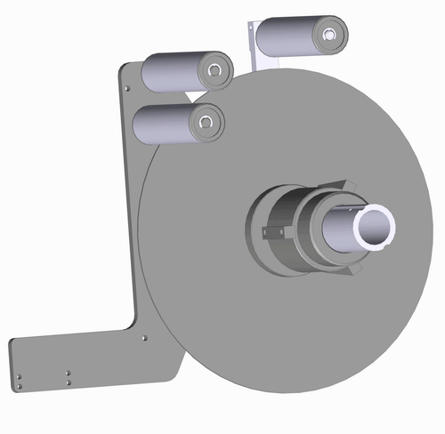 Godex Textile Label Unwinder with Tension Arm| CS-ZX-TEXTILE-UNW