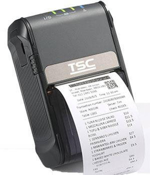 TSC Alpha-2R 2.0\" 203 dpi 4 ips Linerless Mobile Direct Thermal Label Printer 99-062A004-0111 Image 1