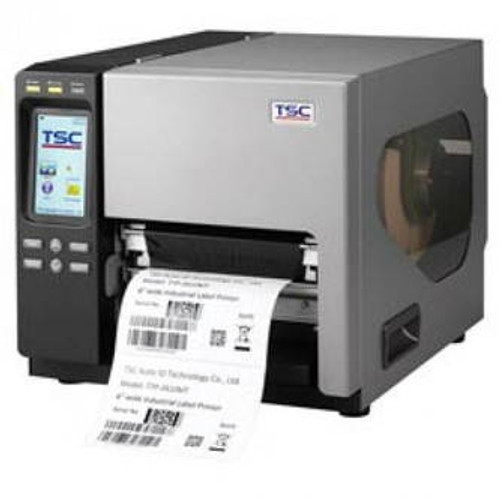TTP-2610MT with slot in housing  6\" wide web thermal transfer label printer, WIFI READY 203 dpi, 12 ips, 4 ports - Ethernet, USB, Parallel, Serial, SD FLASH card reader, real time clock, USB-A Host interface. Image 1