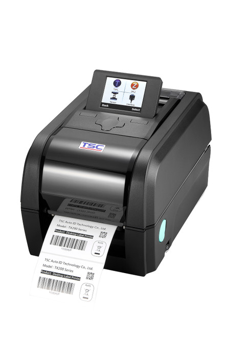 TX200 Wifi Ready 203 dpi 8 ips thermal transfer desktop printer with Ethernet, USB 2.0, USB-A Host, & Serial Interface, Real Time Clock (For Wifi , also need 98-0530032-00LF) Image 1