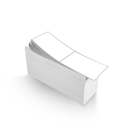 TM-C3500 2.87" x 12.75 Custom Shape  Chemical Label 400/Roll 3-inch Core