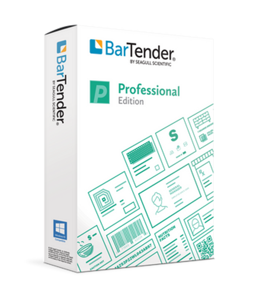 BarTender Professional: Application License + 1 Printer (includes 5 Year Maintenance) Image 1