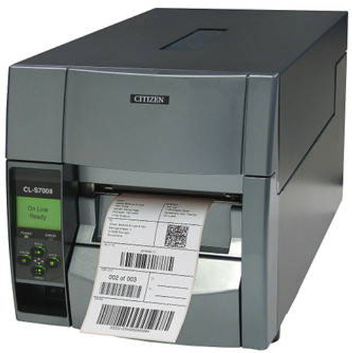 Citizen CL-S703II-EPU-P Barcode Printer | CL-S703 TypeII, DT/TT, 300DPI, w/Premium LAN & Peeler, Gray Image 1 Citizen CL-S703II-EPU-P Barcode Printer | CL-S703 TypeII, DT/TT, 300DPI, w/Premium LAN & Peeler, Gray Image 1