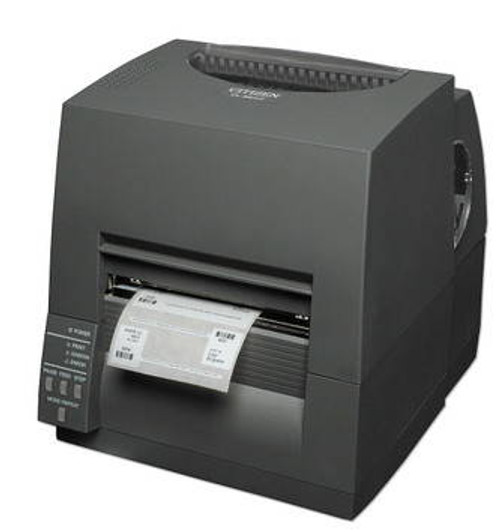 Citizen CL-S631II-EPWLUBK Barcode Printer | CL-S631 TypeII, DT, 203DPI w/ Premium LAN, WIFI Long Range, Gray Image 1