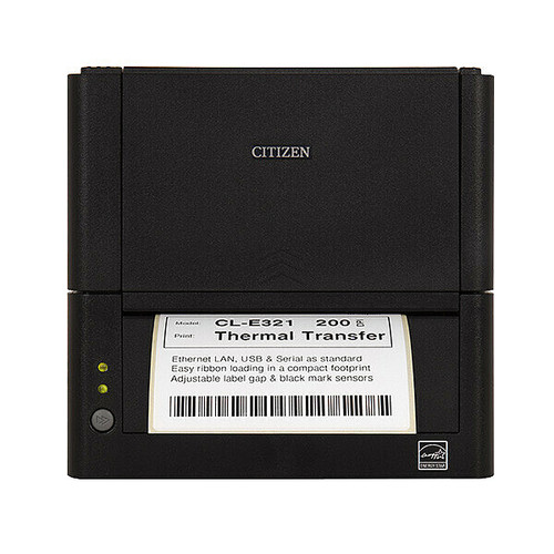 Citizen CL-E331XUBNPEA Barcode Printer | CL-E300, TT, 300 DPI, USB, LAN & Serial, BK, Peeler