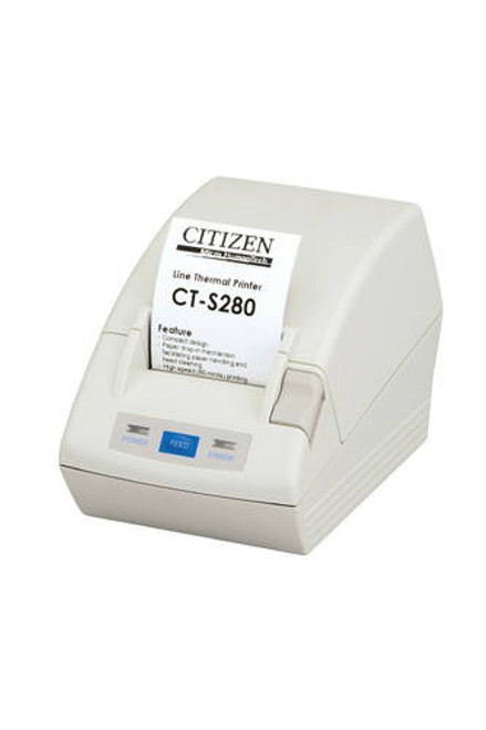 Citizen CT-S280PAU-WH POS Printer | Thermal POS, CT-S280, PAR, WH Image 1 Citizen CT-S280PAU-WH POS Printer | Thermal POS, CT-S280, PAR, WH Image 1