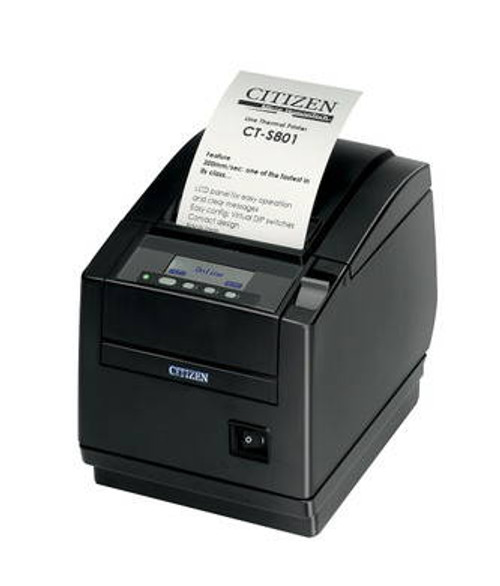 Citizen CT-S801IIS3ETUBKP POS Printer | Thermal POS, CT-S800 Type II, Top Exit, LAN(XML)-ETH, BK Image 1 Citizen CT-S801IIS3ETUBKP POS Printer | Thermal POS, CT-S800 Type II, Top Exit, LAN(XML)-ETH, BK Image 1