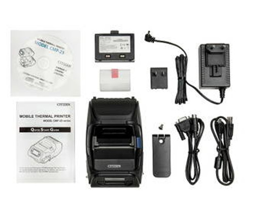 Citizen CMP-25UZL Mobile Printer | Mobile Ptr, CMP-25L Mobile Printer, USB, ZPL Image 4