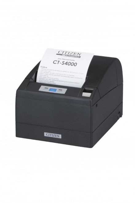 Citizen CT-S4000PAU-BK POS Printer | Thermal POS, CT-S4000, USB, PAR, BK Image 1