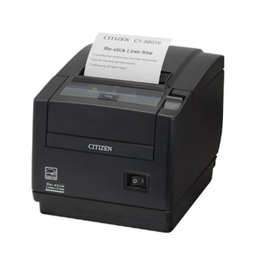 Citizen CT-S601IIS3BTUBKP POS Printer | Thermal POS, CT-S600 Type II, Top Exit, iOS & Android BT, & USB, BK Image 1 Citizen CT-S601IIS3BTUBKP POS Printer | Thermal POS, CT-S600 Type II, Top Exit, iOS & Android BT, & USB, BK Image 1