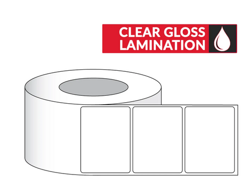 Primera 73402 4.25" x 6" Clear Lamination Labels