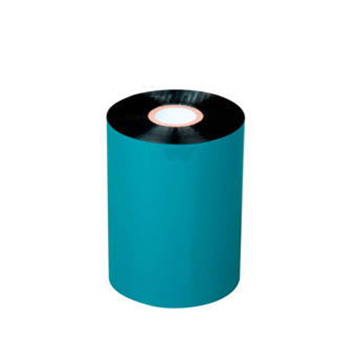 SATO 4.33\" x 243 feet T102E Black Wax/Resin Ribbon with Ink OUT | 6/Ctn Image 1