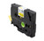 Brother HSe-621E | 1/3" Shrink Tape (9mm) Black on Yellow Shrink Tube | HSe621E