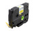 Brother HSe-631E | 1/2" Shrink Tape (12mm) Black on Yellow Shrink Tube | HSe631E
