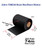 Zebra 2.2\" x 243 feet TDM238 Wax/Resin Premium Ribbon with Ink OUT | 12/Ctn Image 1