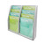 Deflecto Deluxe Literature Display, 8 Magazine Size Pockets Image 1