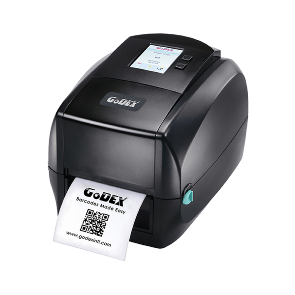Godex DT4xW 4” Direct Thermal Printer, 203 dpi, 7ips USB, RS232, Ethernet, NO Real Time Clock, WiFi BT - 1