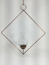 Square Plant propagation rooting vase without plant