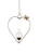 heart hanging rooting vase with Brass Butterfly accent and handblown glass vase without plants