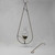 Minimalist teardrop hanging propagation vase without plant