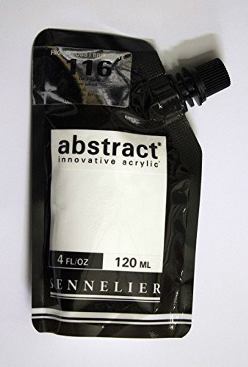 Sennelier Abstract Acrylic - Mars Black, 500 ml pouch