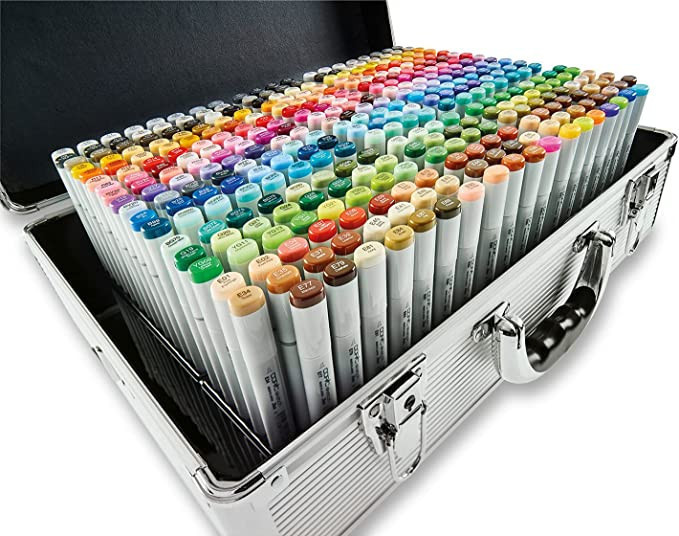 Copic Sketch - Suitcase with 358 Colours - iartsupplies