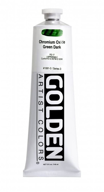 Heavy Body Acrylic - 148ml Tube -  Chr Ox Green Dark III