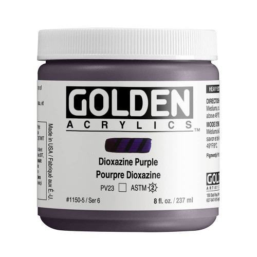 Heavy Body Acrylic - 237ml Jar - Diox Purple VI