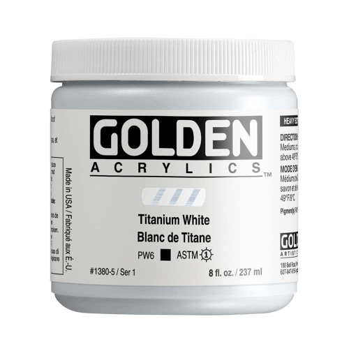 Heavy Body Acrylic - 237ml Jar - Titanium White I