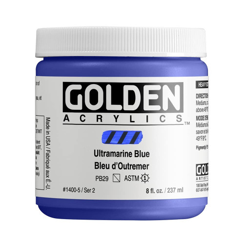Heavy Body Acrylic - 237ml Jar - Ultra Blue II