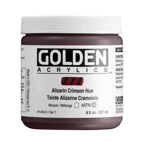 Heavy Body Acrylic - 237ml Jar - Alizarin Crimson Hue VII