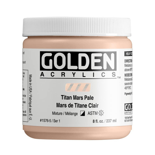 Heavy Body Acrylic - 237ml Jar - Titan Mars Pale I