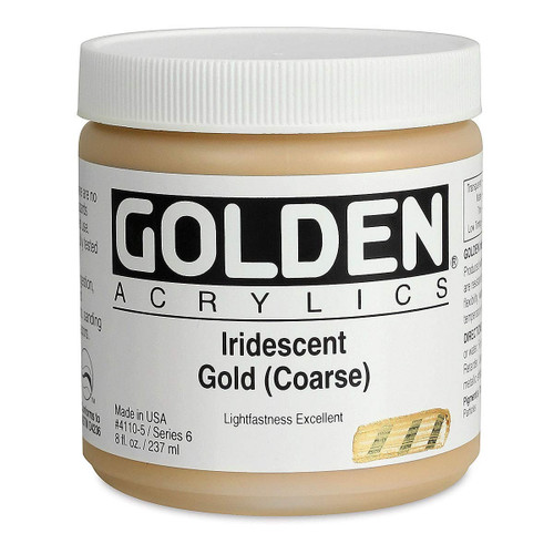 Heavy Body Acrylic - 237ml Jar - Irid Gold C VI