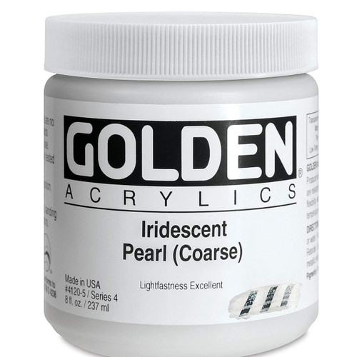 Heavy Body Acrylic - 237ml Jar - Irid Pearl Coarse IV
