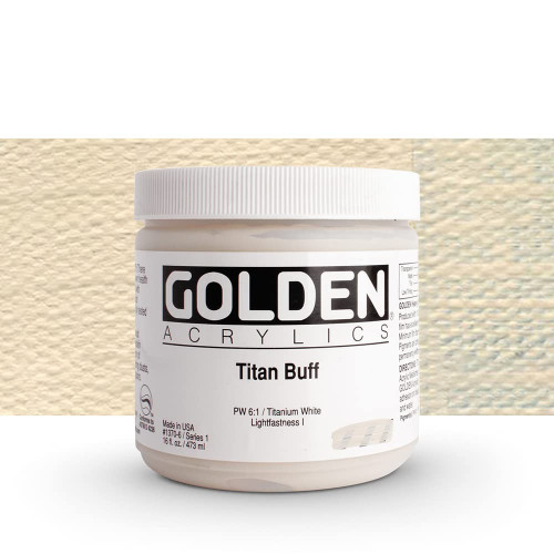 Heavy Body Acrylic - 473ml Jar -Titan Buff I