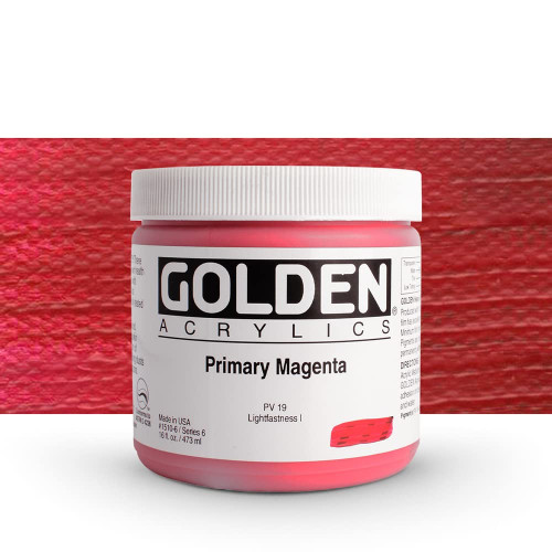 Heavy Body Acrylic - 473ml Jar -Primary Mag VI