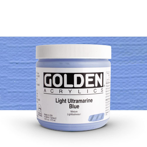Heavy Body Acrylic - 473ml Jar -Lt Ultra Blue II