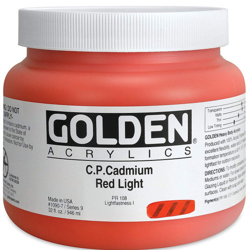 Heavy Body Acrylic - 946ml Jar - C.P. Cad Rd Lt IX Heavy Body Acrylic - 946ml Jar - C.P. Cad Rd Lt IX