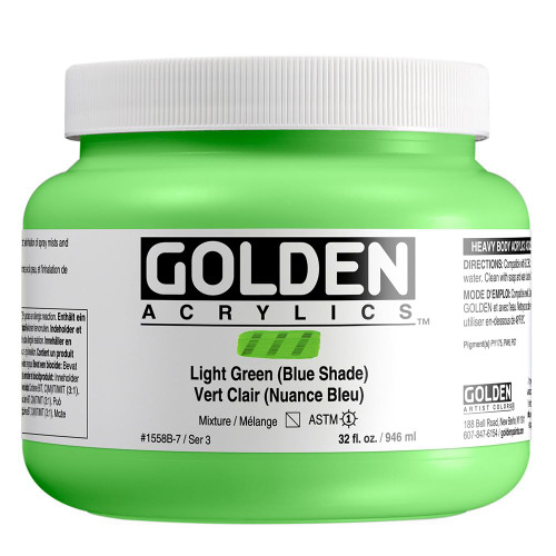 Heavy Body Acrylic - 946ml Jar - Lt Grn BS III