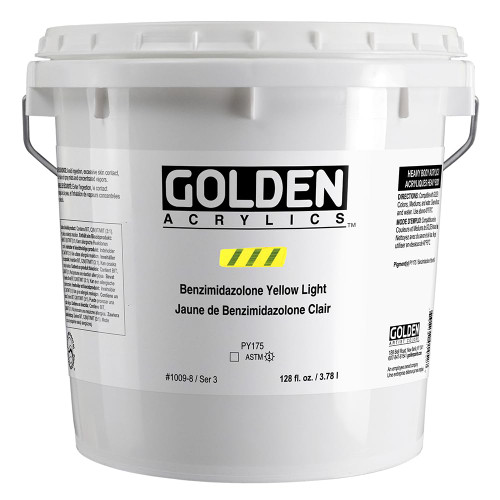 Heavy Body Acrylic - 3.78L Bucket - Benzimidazolone Yellow Light III