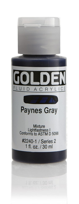 Fluid Acrylic - 30ml Bottle - Paynes Gray II