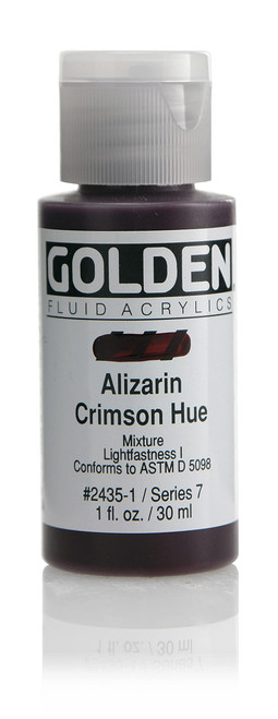 Fluid Acrylic - 30ml Bottle - Alizarin Crimson Hue VII