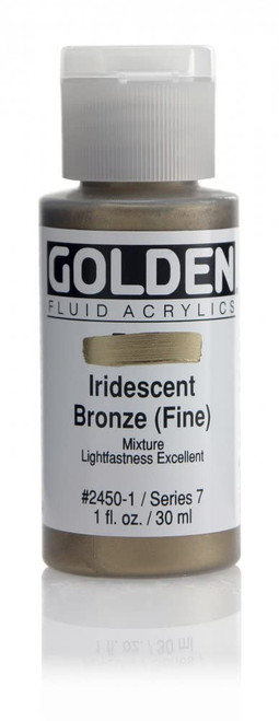 Fluid Acrylic - 30ml Bottle - Irid Bronze F VII