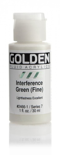 Fluid Acrylic - 30ml Bottle - Interference Green VII
