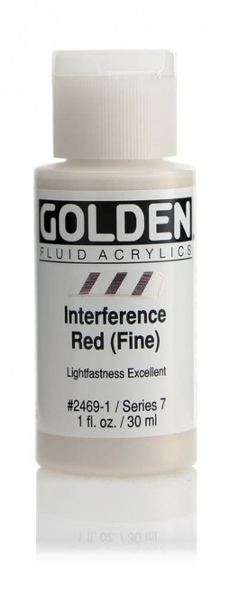 Fluid Acrylic - 30ml Bottle - Interference Red VII