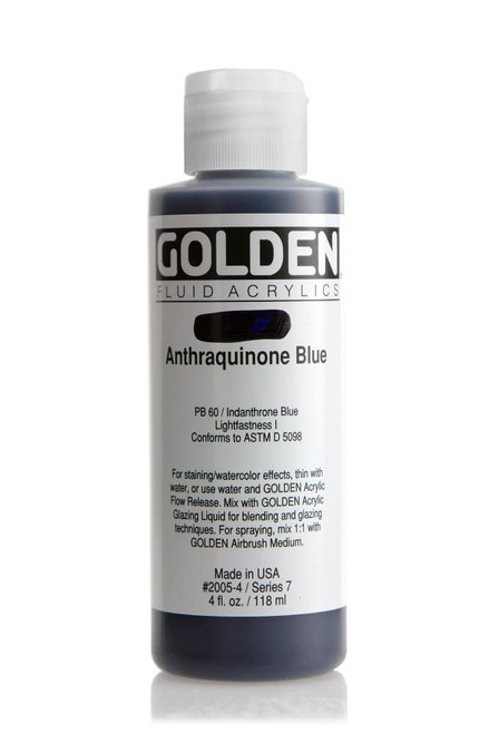 Fluid Acrylic - 118ml Bottle - Anth Blue VII