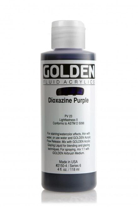 Fluid Acrylic - 118ml Bottle - Diox Purple VI