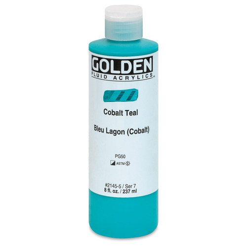 Fluid Acrylic - 237ml Bottle - Cobalt Teal VII